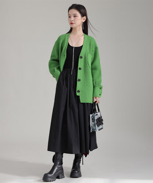 Rib Knit Cardigan